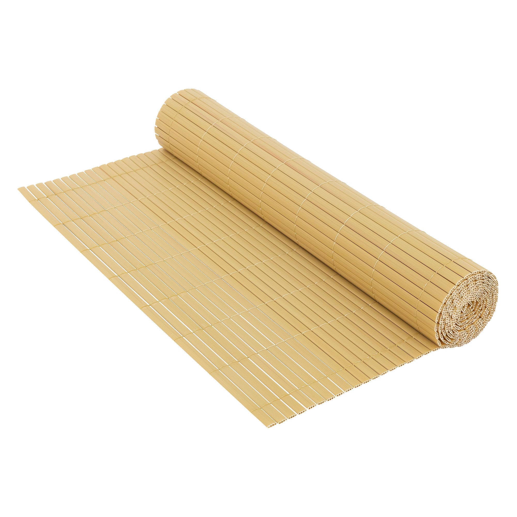 Rolka z bambusového materiálu, která se používá jako zástěna.