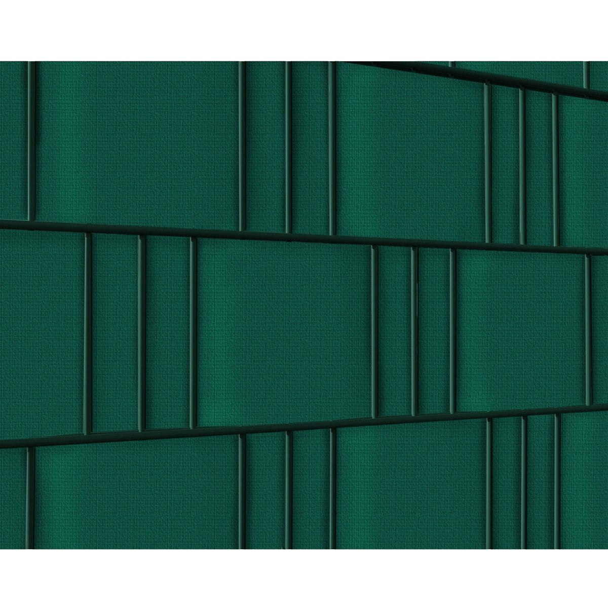 Green wall with textured panels in various shades of green.