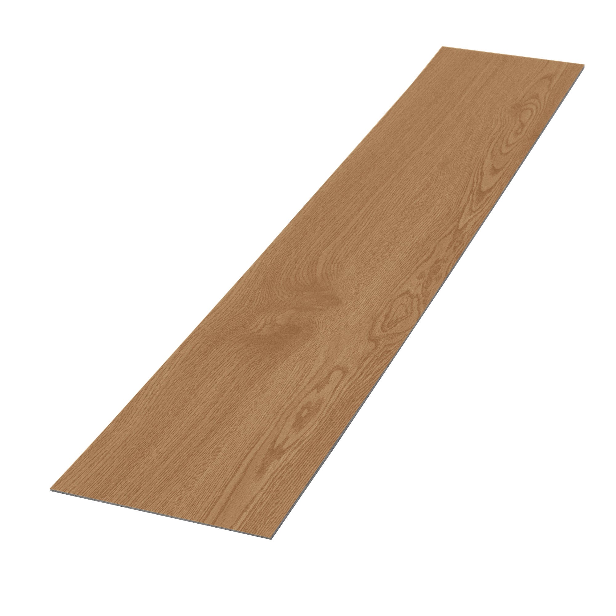Holzpaneel in warmer Holzfarbe auf weißem Hintergrund.
