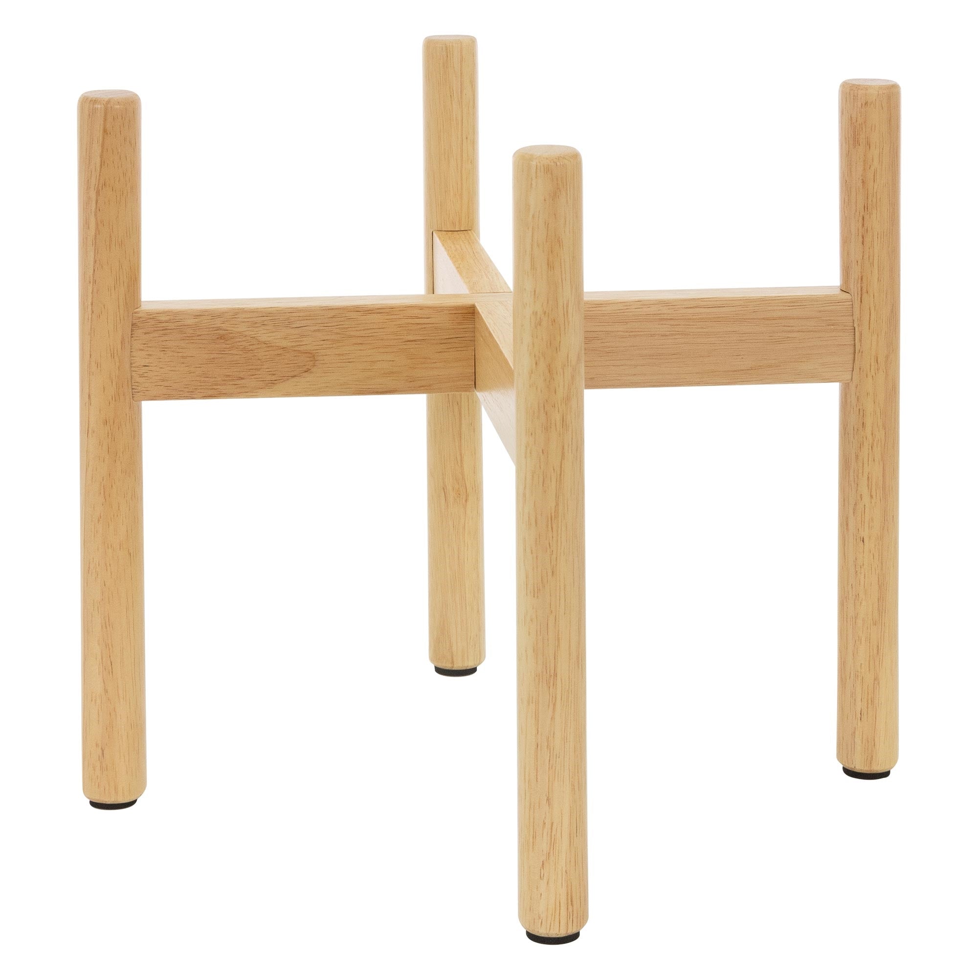 Holzgestell mit vier Beinen, ohne weitere Details.