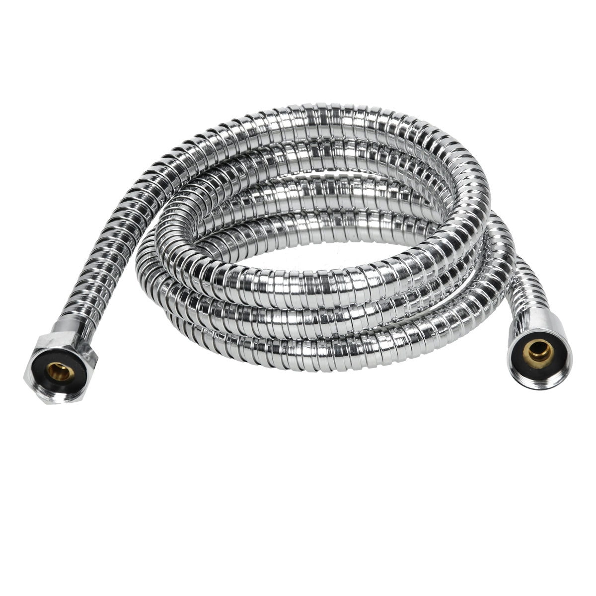 Tubo doccia a spirale, cromato.