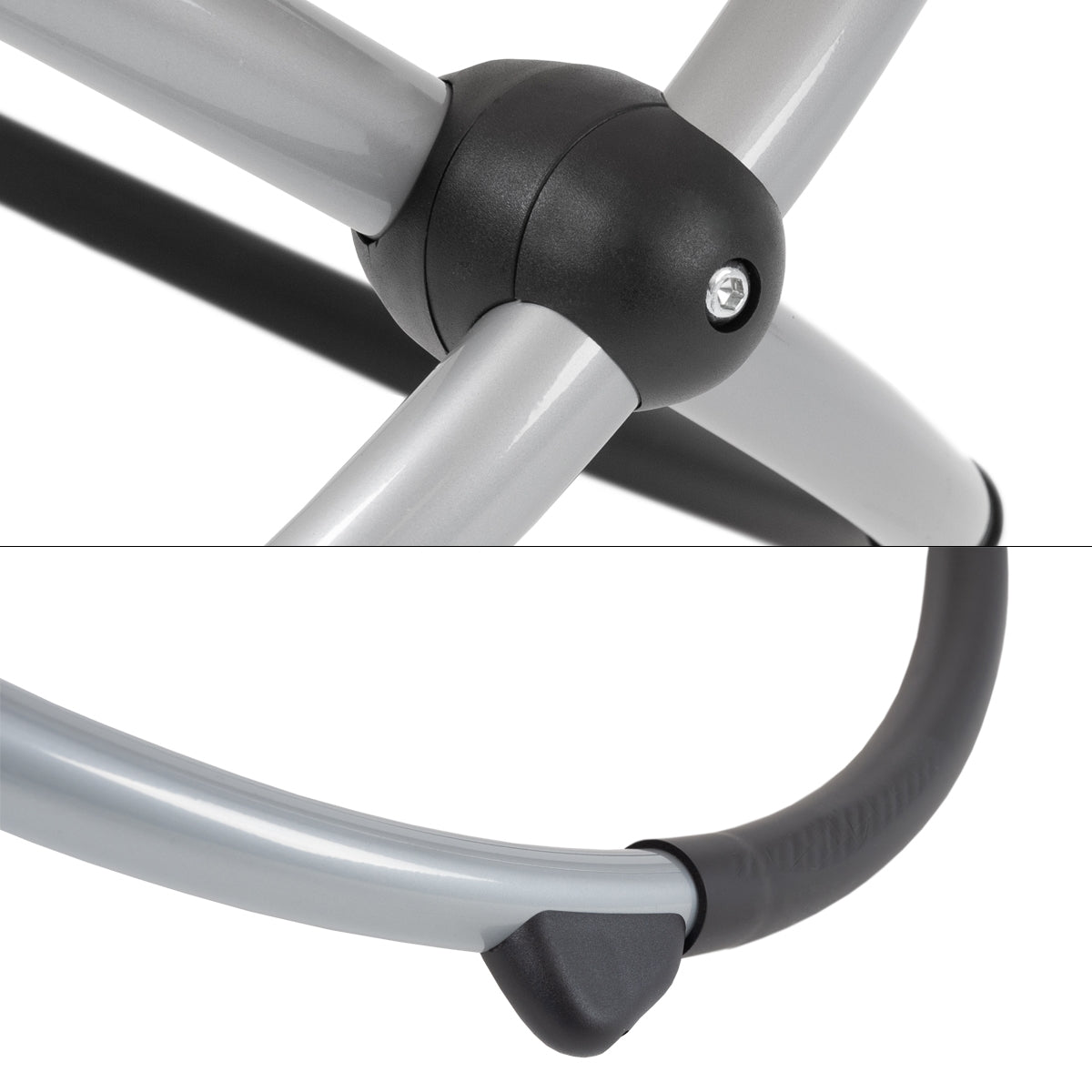 Close-up of a connecting element from a frame.