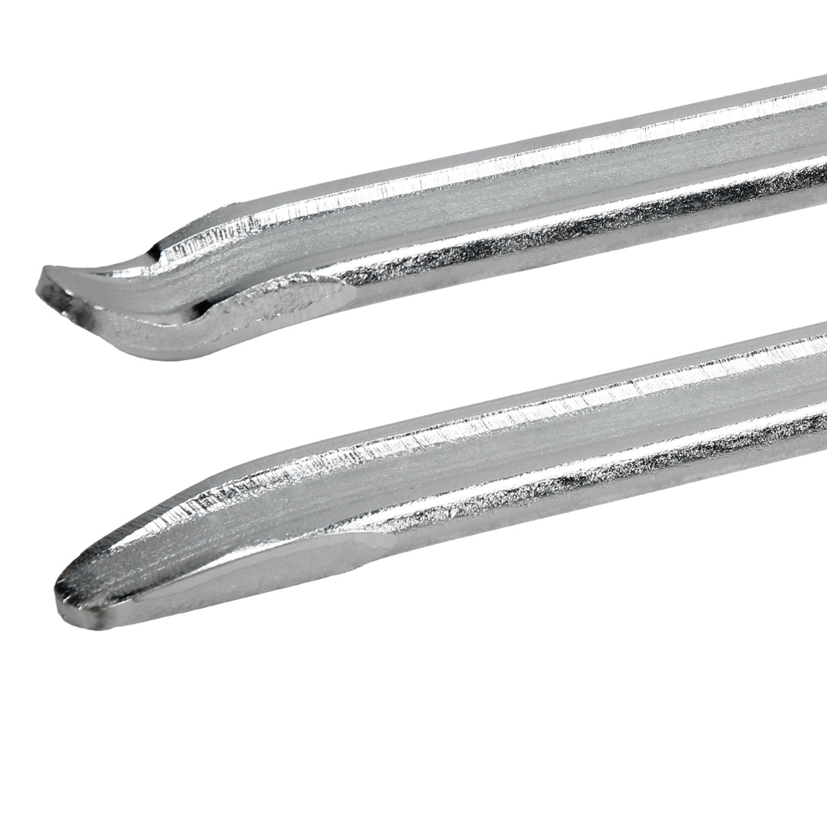 Zwei metallene Schraubendreher mit unterschiedlichen Spitzen.